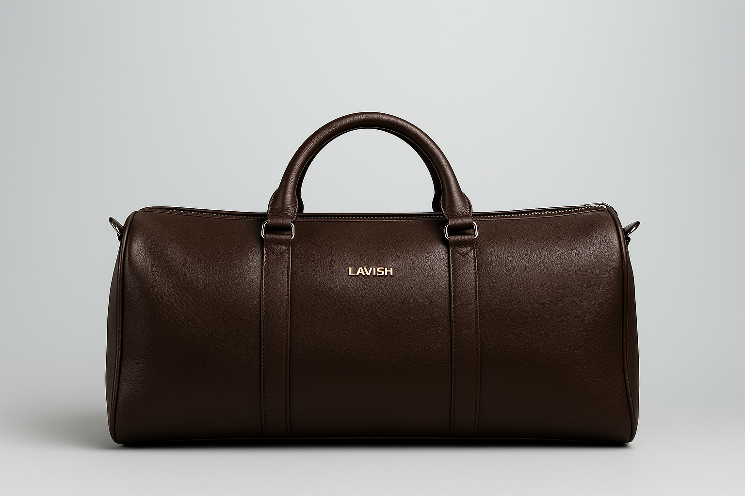 LĀVISH THE DUFFLE - Chocolate Brown.