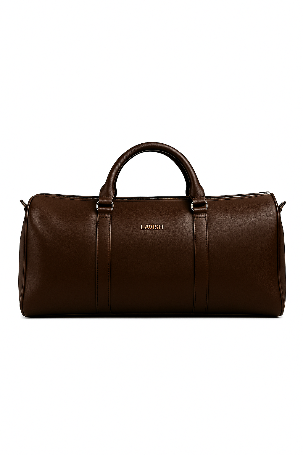 LĀVISH THE DUFFLE - Chocolate Brown.