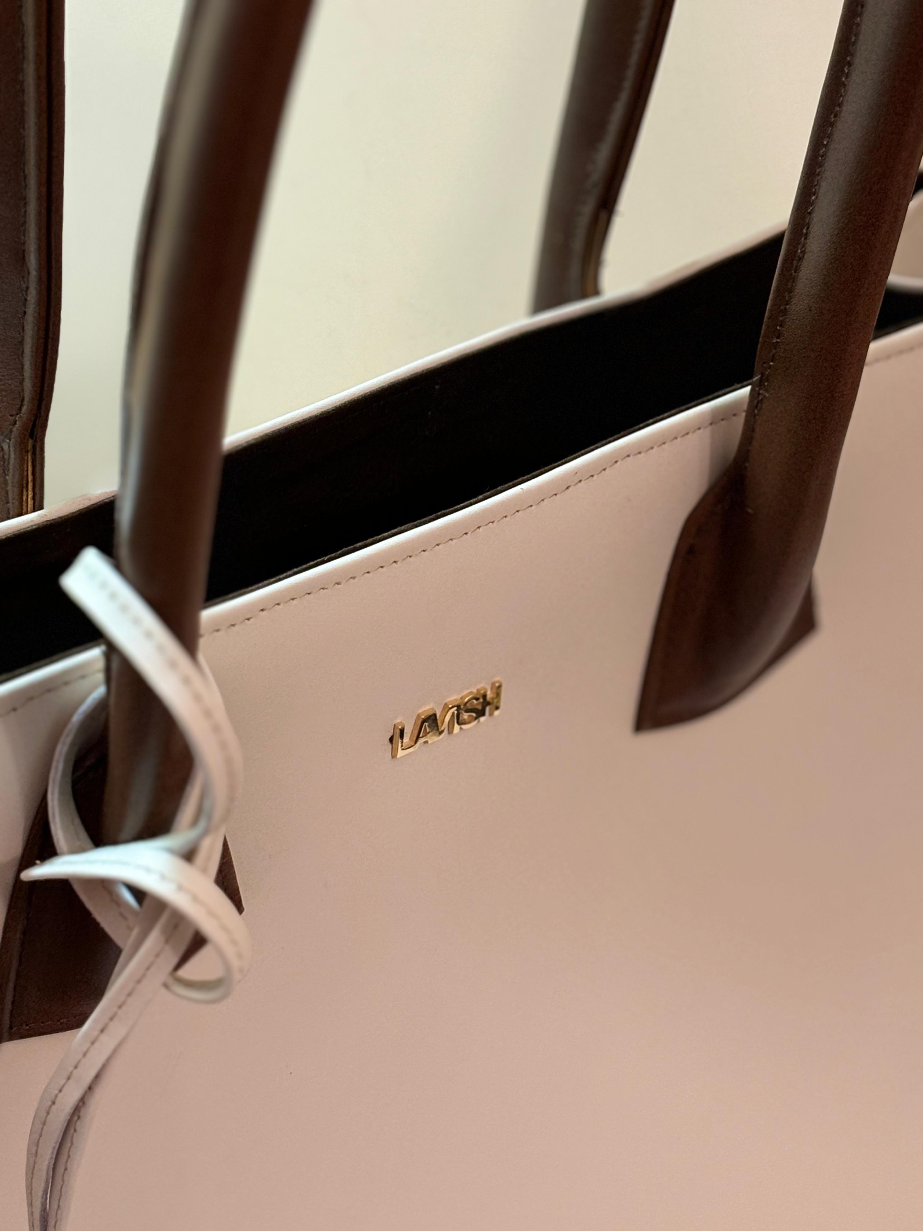 THE LĀVISH TOTE - Off-white.